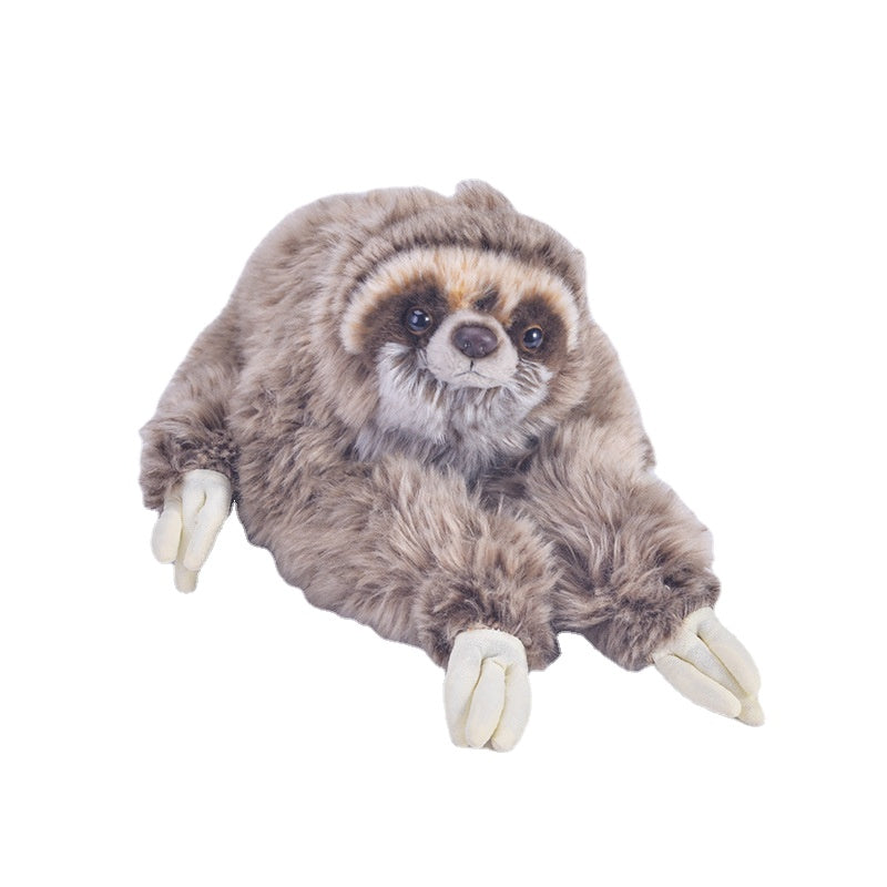 Crazy Animal City Lightning Sloth Super Soft Short Fur Plush Toy - Perfect for Children and Girls