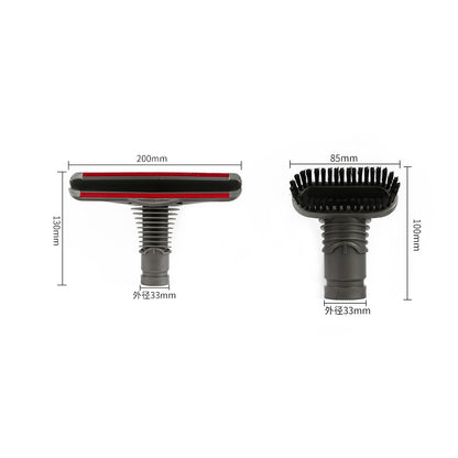 Brush Head Set for Dyson Vacuum Cleaner Accessories - Compatible with V6, DC35, DC45, DC52, DC58, dx901 Suction Heads