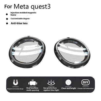 Magnetic Clip-On Blue Light Blocking Prescription Glasses for Meta Quest 3