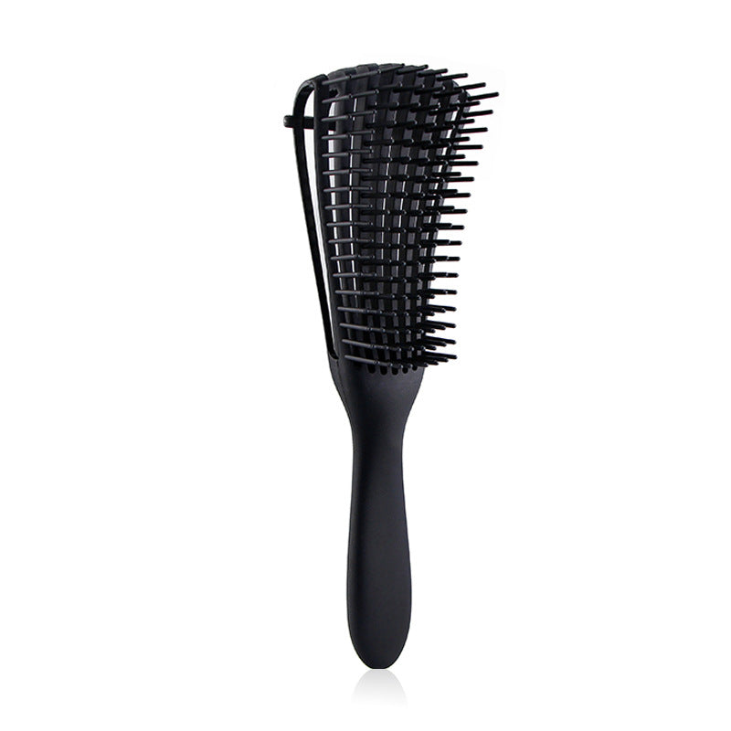 Women's Hair Care Kit - Shampoo, Octopus Comb, Hairdressing, Big Bend Comb, Straight Roll Shape Octopus Rib Comb