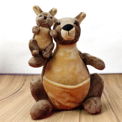 Mother and Son Kangaroo Doll Set, Australian Boxing Kangaroo Theme, Ideal Birthday Gift