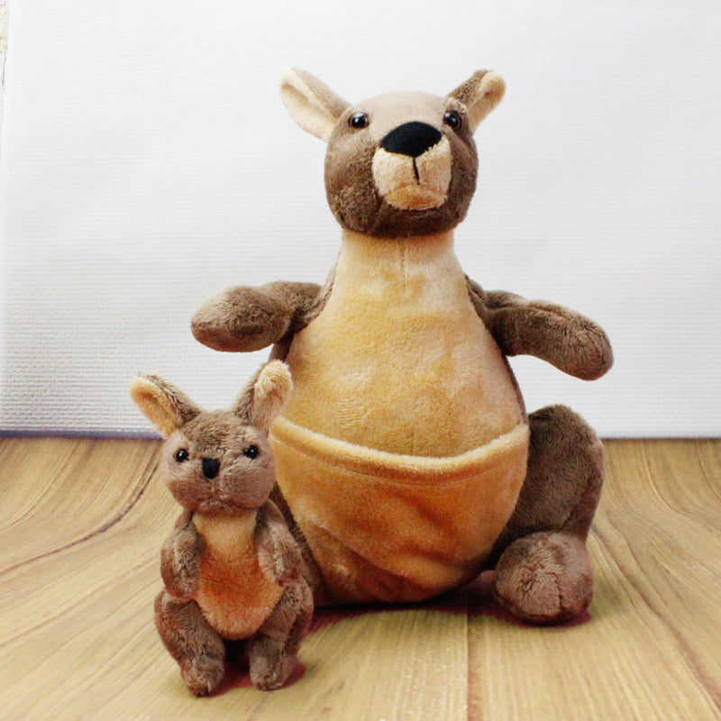 Mother and Son Kangaroo Doll Set, Australian Boxing Kangaroo Theme, Ideal Birthday Gift