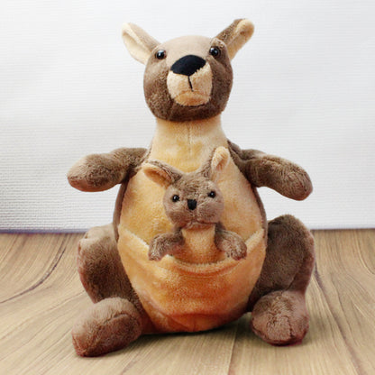 Mother and Son Kangaroo Doll Set, Australian Boxing Kangaroo Theme, Ideal Birthday Gift