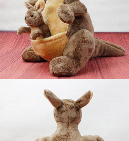 Mother and Son Kangaroo Doll Set, Australian Boxing Kangaroo Theme, Ideal Birthday Gift