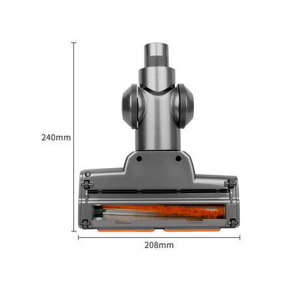 Electric Floor Brush and Soft Velvet Roller Brush for Dyson Vacuum Cleaner Accessories - Compatible with v6, DC34, DC45, DC58, and DC62 Suction Heads