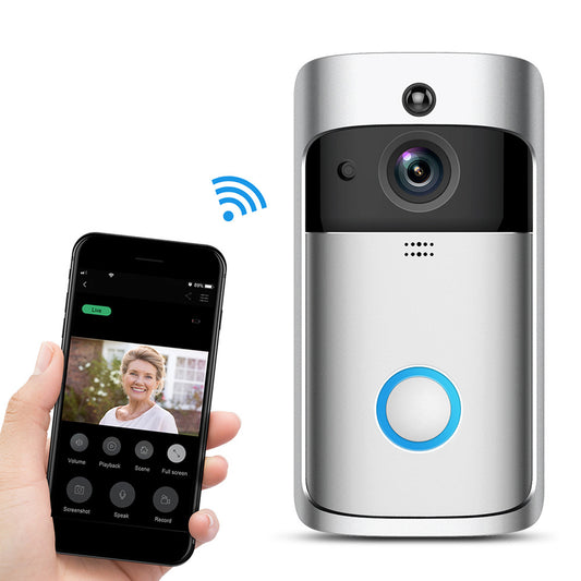 Smart Visual Intercom Wireless Doorbell Cat Eye V5 - Home WiFi Remote Video Monitoring Camera