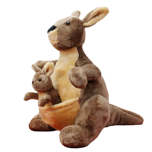 Mother and Son Kangaroo Doll Set, Australian Boxing Kangaroo Theme, Ideal Birthday Gift