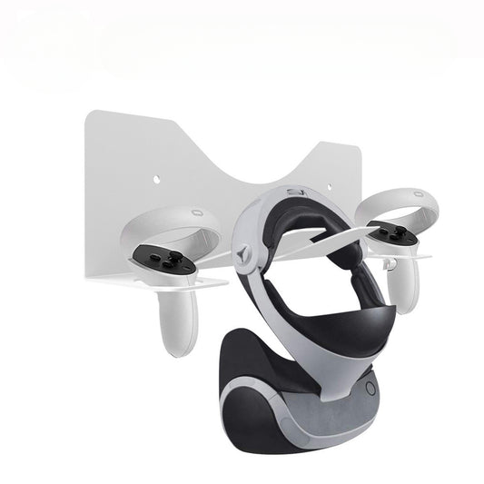 Oculus Quest 2 Wall-Mounted Storage Hook Stand - PC VR Holder and Game Accessory Set