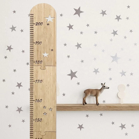 Nordic Style Wooden Height Growth Chart