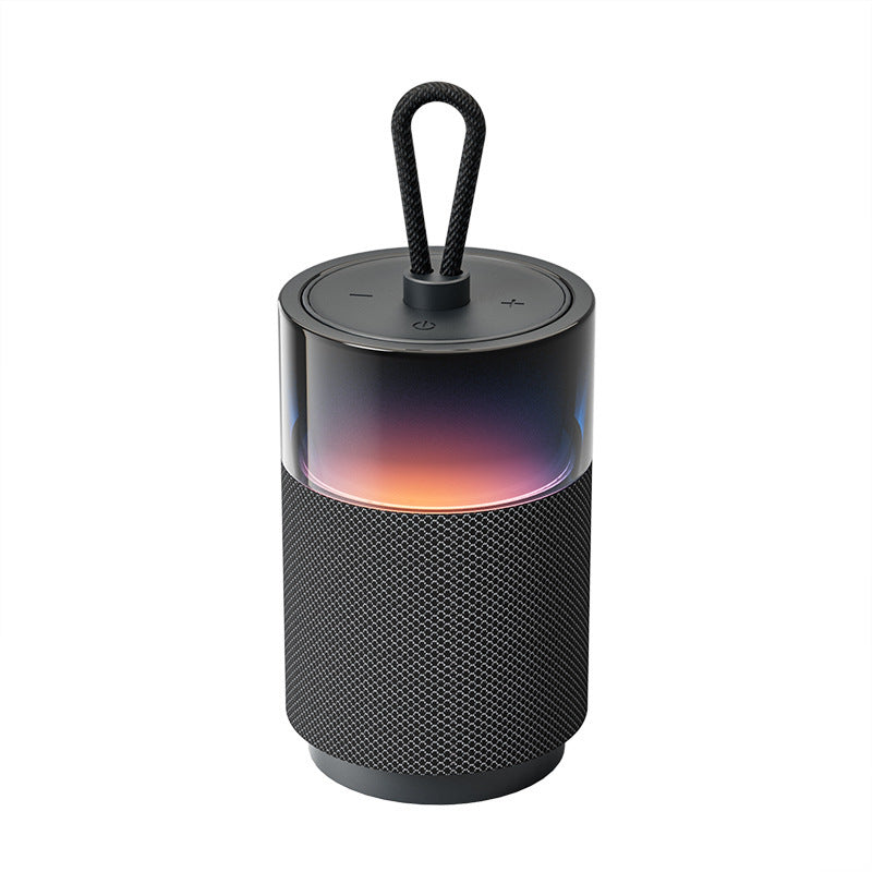 New wireless Bluetooth speaker with high aesthetics and high sound quality, color lights, subwoofer, long battery life, microphone and karaoke set for use.