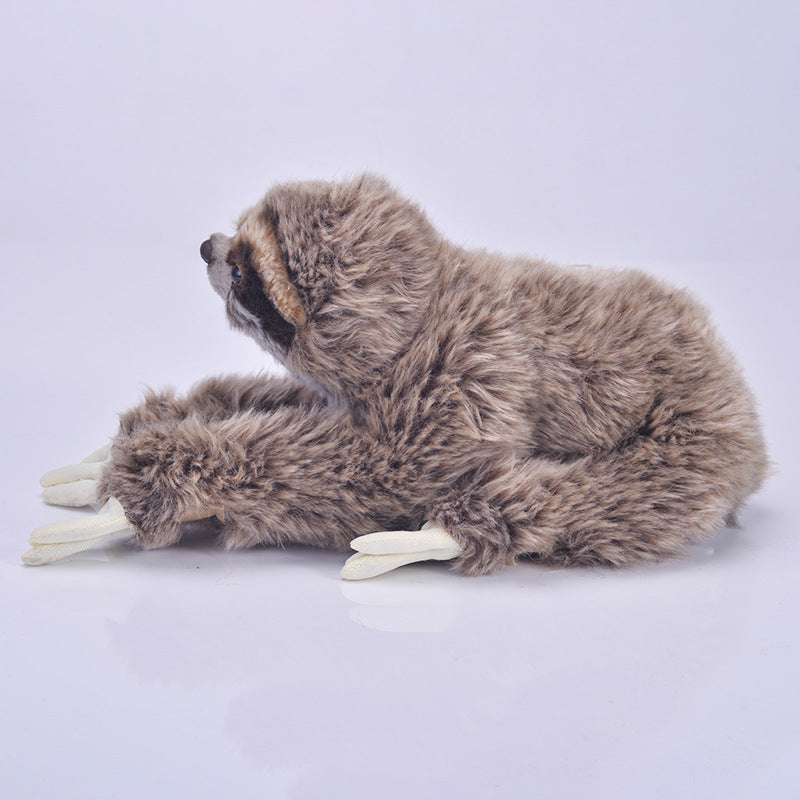 Crazy Animal City Lightning Sloth Super Soft Short Fur Plush Toy - Perfect for Children and Girls