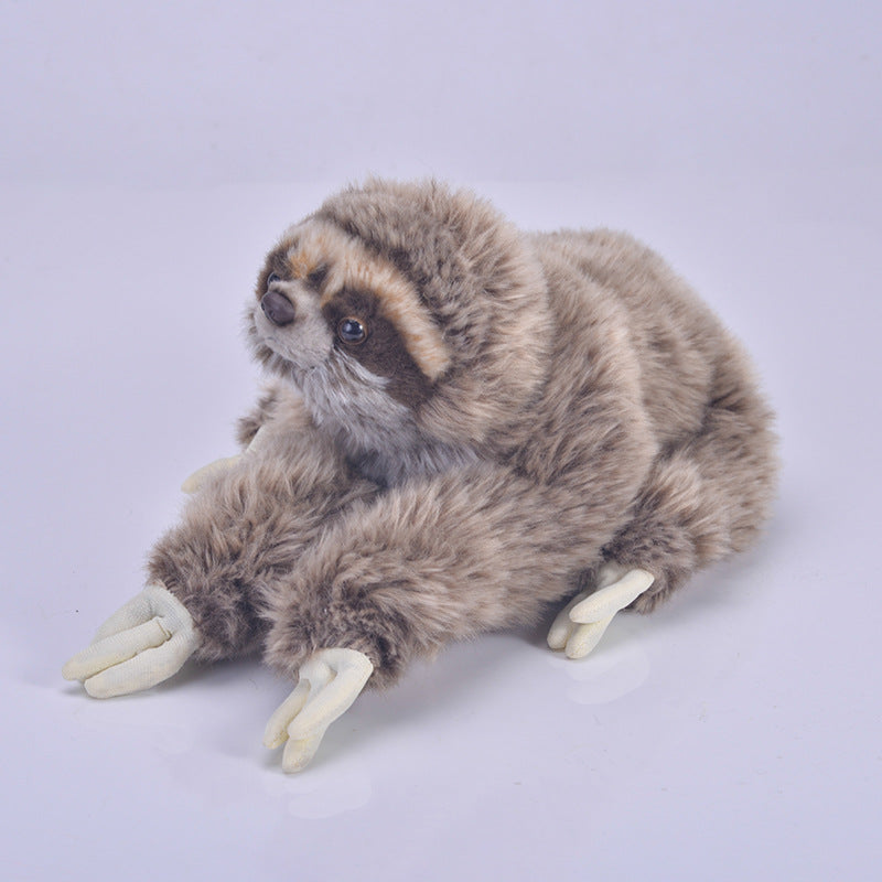 Crazy Animal City Lightning Sloth Super Soft Short Fur Plush Toy - Perfect for Children and Girls