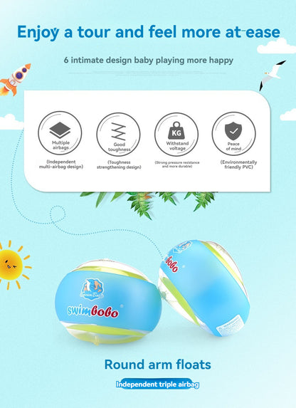 swimbobo baby swimming ring baby learning swimming ring bath collar