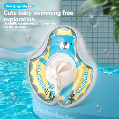 Swimbobo Little Dinosaur Inflatable Swim Ring – Creative Green Round Design for Kids