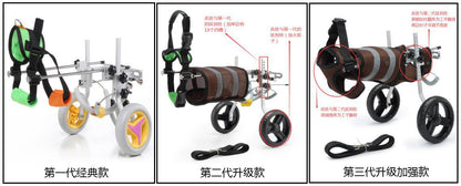 Pet Rehabilitation Walking Assistance Car, Puppy Disabled Car, and Two-Wheeled Scooter for Dogs