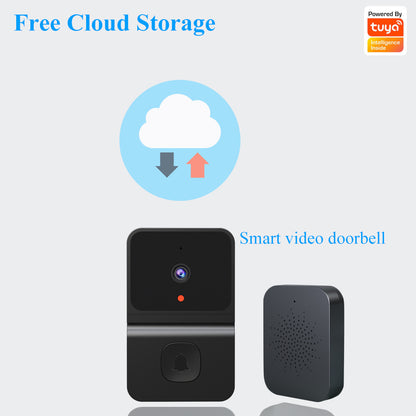 New Smart Video Doorbell T23 with Cloud Storage - 480P Wireless WiFi, Mobile Remote Intercom, In-Stock for Instant Shipping