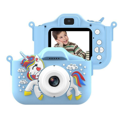 New Unicorn Kids Digital Camera | 48MP HD Dual Lens with Video Recording | Cartoon X5S Toy Camera