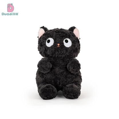 Love Black Cat Doll Plush Toys - Soothe Dolls for Girls - Small Gifts - Long Strip Ragdoll - Grab Machine