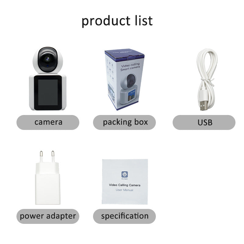 Smart Surveillance Camera with Two-Way Video Call and One-Button Call Feature