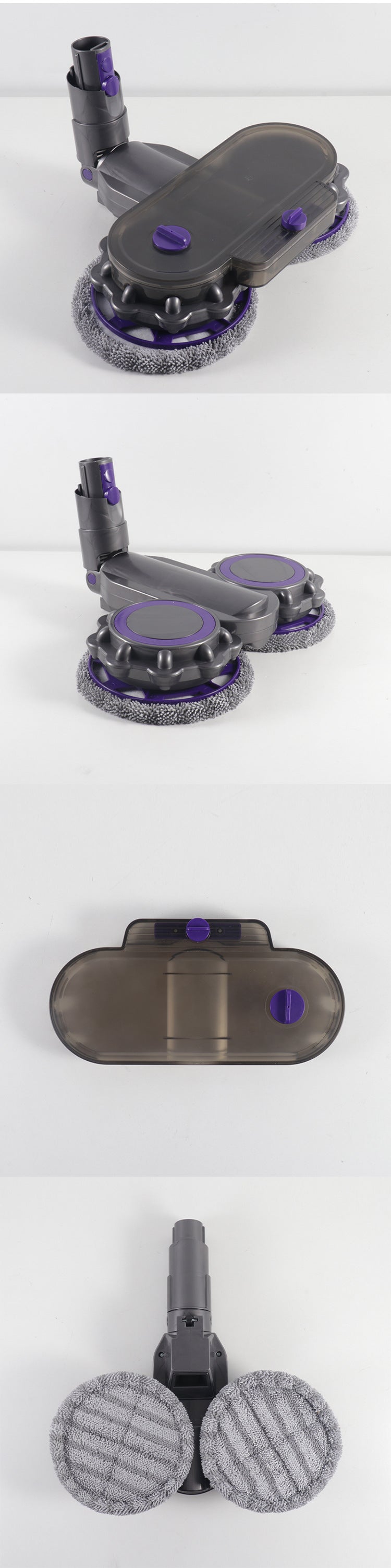 Dyson Vacuum Cleaner Accessory: Purple Mop Scrubber Brush Head for V10 Slim and V12 Slim Models