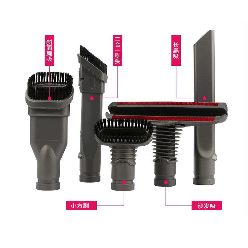 Brush Head Set for Dyson Vacuum Cleaner Accessories - Compatible with V6, DC35, DC45, DC52, DC58, dx901 Suction Heads