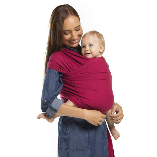 Baby Carrier -  Cotton Crossbody Infant Sling, Front-Facing Baby Wrap