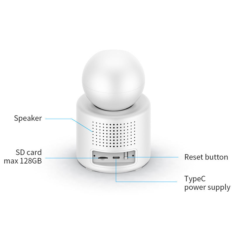 Smart Surveillance Camera with Two-Way Video Call and One-Button Call Feature