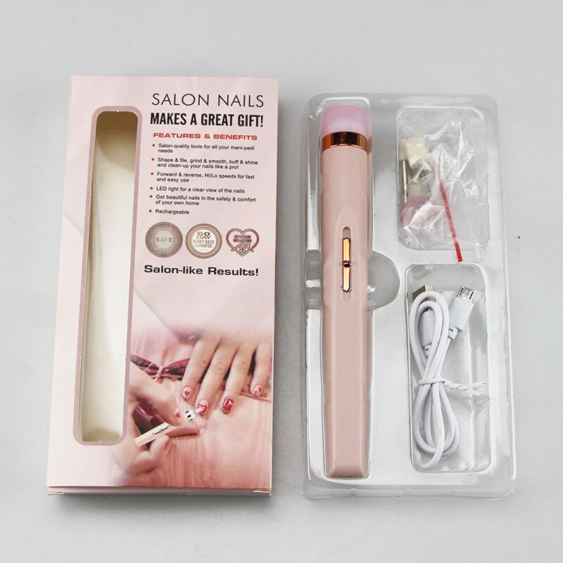 Electric Nail Grinder - 5-in-1 Manicure Set for Flawless Nail Shaping and Polishing