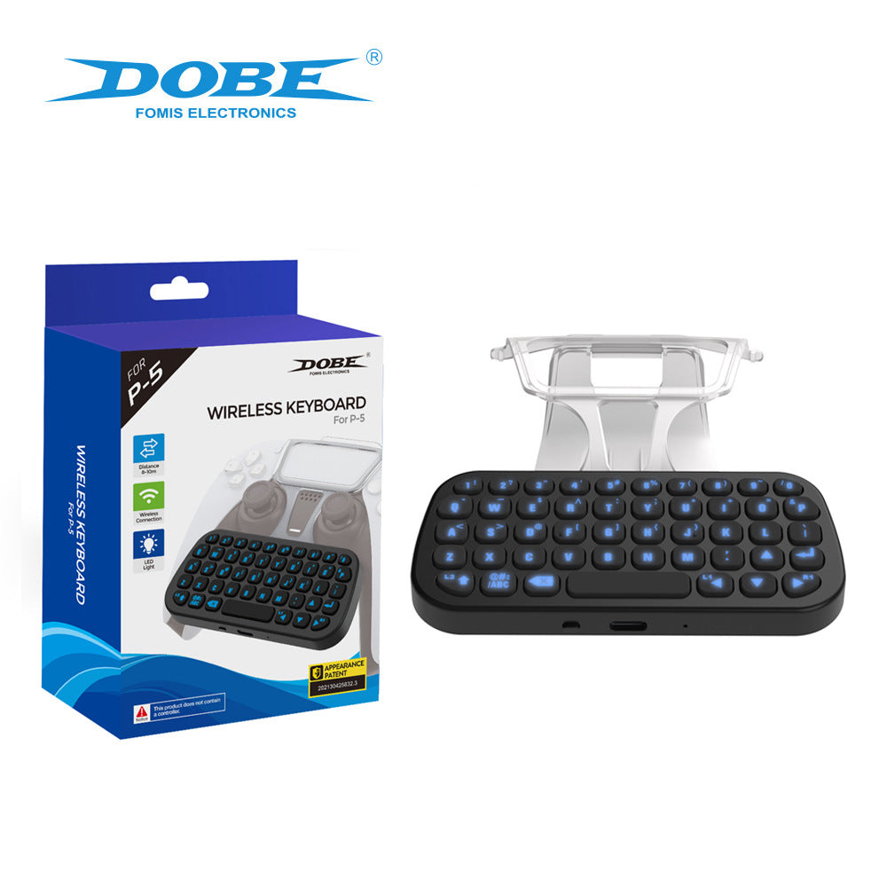 PS5 Bluetooth Wireless Keyboard - TP5-0556S for Voice Chat with Game Controller