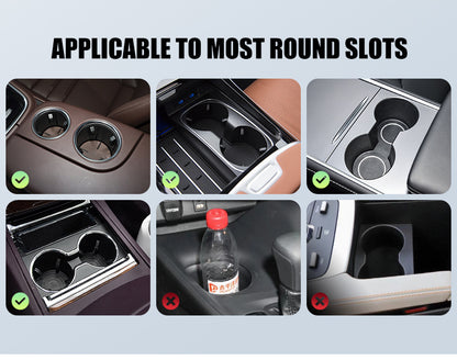 Multifunctional Car Water Cup Holder - Vehicle Beverage Holder with Switch Lock