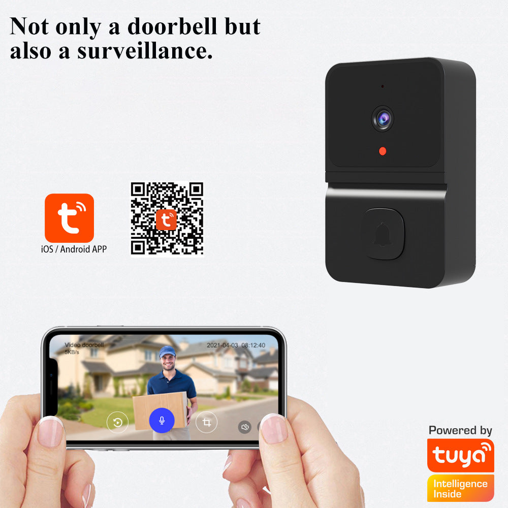 New Smart Video Doorbell T23 with Cloud Storage - 480P Wireless WiFi, Mobile Remote Intercom, In-Stock for Instant Shipping