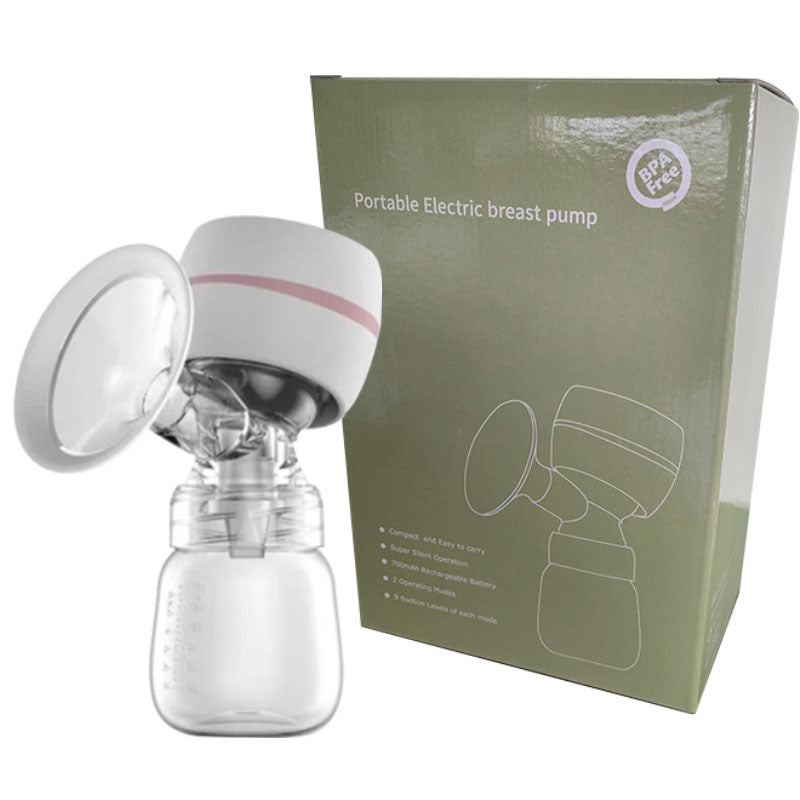 Fully Automatic Electric Breast Pump with Large Suction Power and Massage, Portable Maternity Milker and Breast Booster