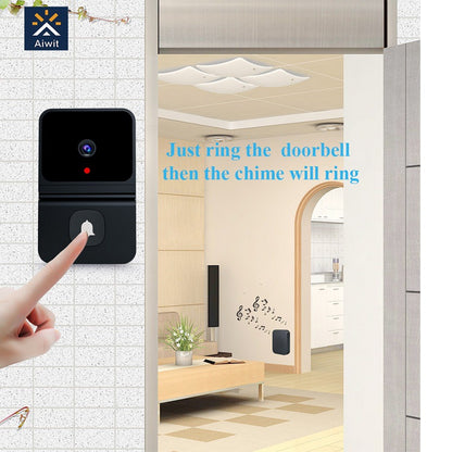 New Smart Video Doorbell T23 with Cloud Storage - 480P Wireless WiFi, Mobile Remote Intercom, In-Stock for Instant Shipping