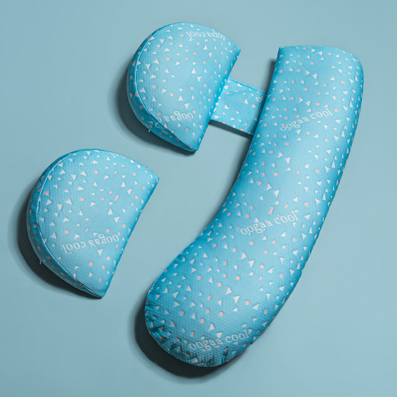 U-Shaped Maternity Pillow for Side Sleeping and Nursing