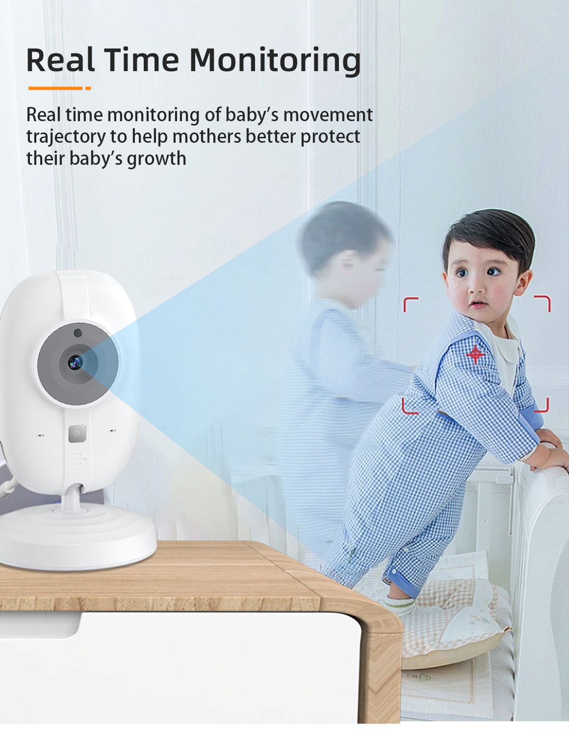 3.5-Inch Baby Monitor with Upgraded Camera