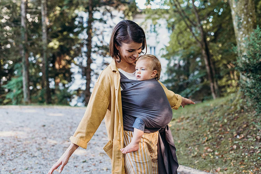 Baby Carrier -  Cotton Crossbody Infant Sling, Front-Facing Baby Wrap