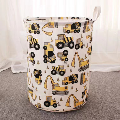 Kids Large Cotton Linen Laundry Basket