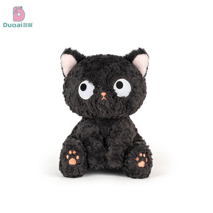 Love Black Cat Doll Plush Toys - Soothe Dolls for Girls - Small Gifts - Long Strip Ragdoll - Grab Machine