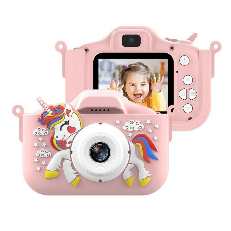 New Unicorn Kids Digital Camera | 48MP HD Dual Lens with Video Recording | Cartoon X5S Toy Camera