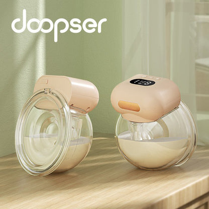 Hands-Free Wearable Wireless Electric Breast Pump - Portable All-in-One Breast Milk Expressing and Collecting Device