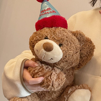 Birthday Hat Gift Bear Doll