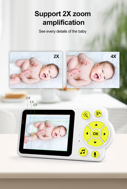 Baby Camera - 720P HD 4.5-Inch Baby Monitor with Smart AI WiFi