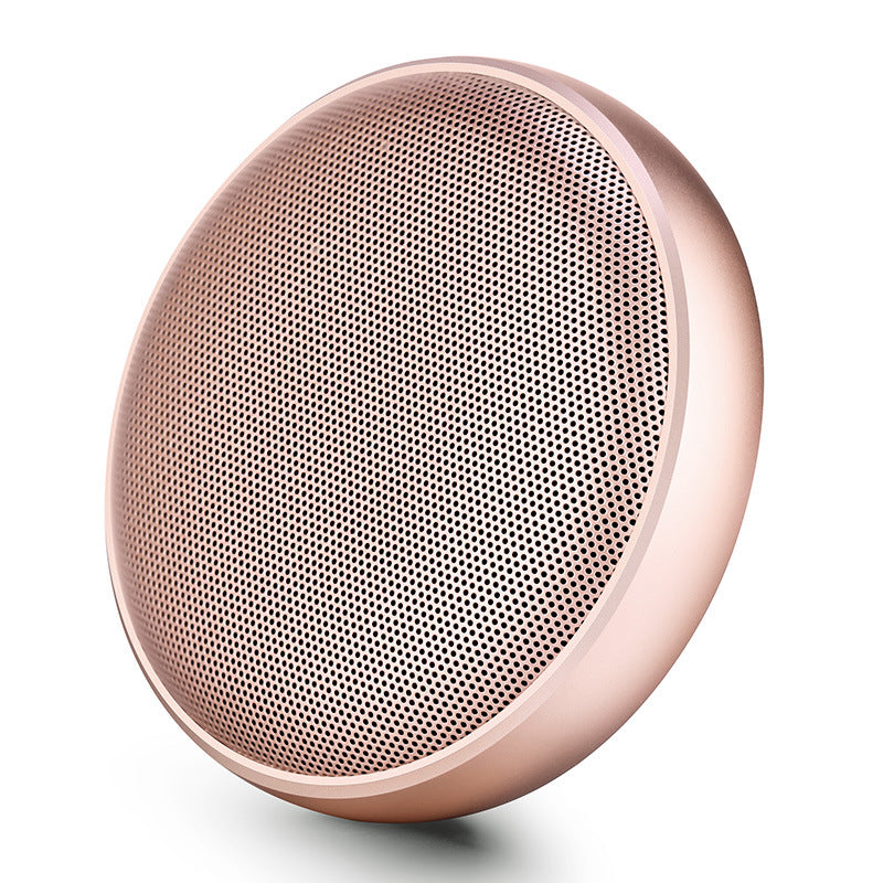 New Wireless Metal Bluetooth Speaker with Bass Boost and Colorful Lights