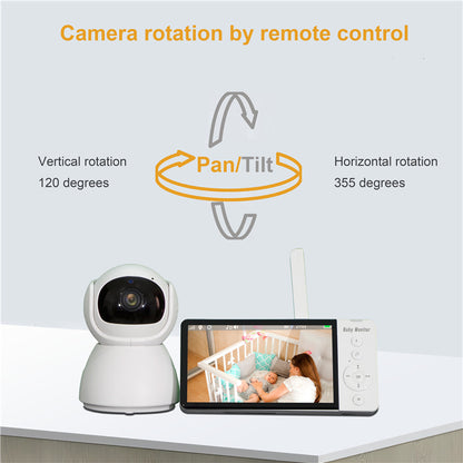 5-Inch 1080P Baby Monitor – High-Definition Baby Surveillance Camera