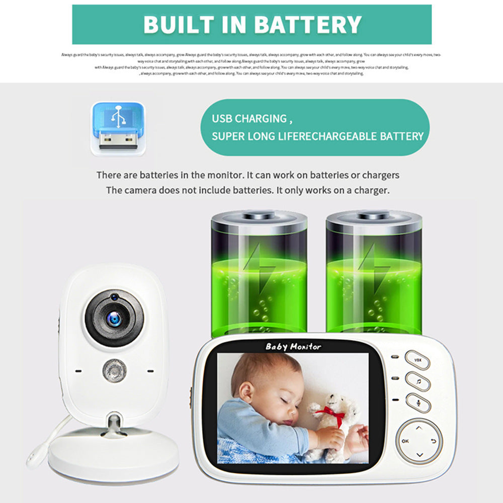 Baby Monitor - Home Monitor for Elderly, Children, and Babies - Baby Care Monitor