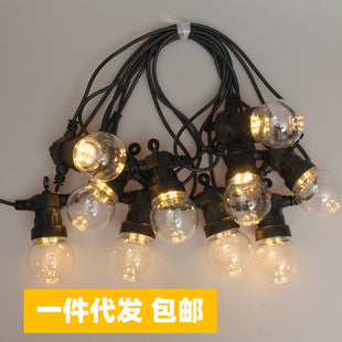 Button-Shaped Christmas Colorful String Lights - Fresh Flower Cake Decoration - Copper Wire LED Battery Christmas Lights