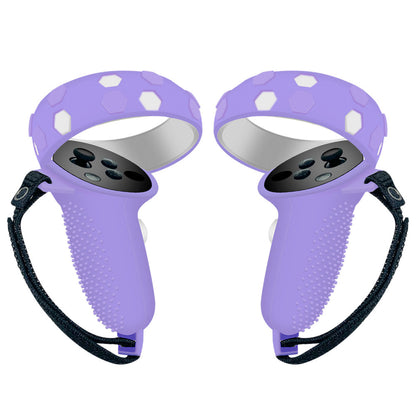 New Oculus Quest 2 Silicone Handle Full Protective Cover - VR Accessories with Anti-Drop Design and Silicone Button Caps