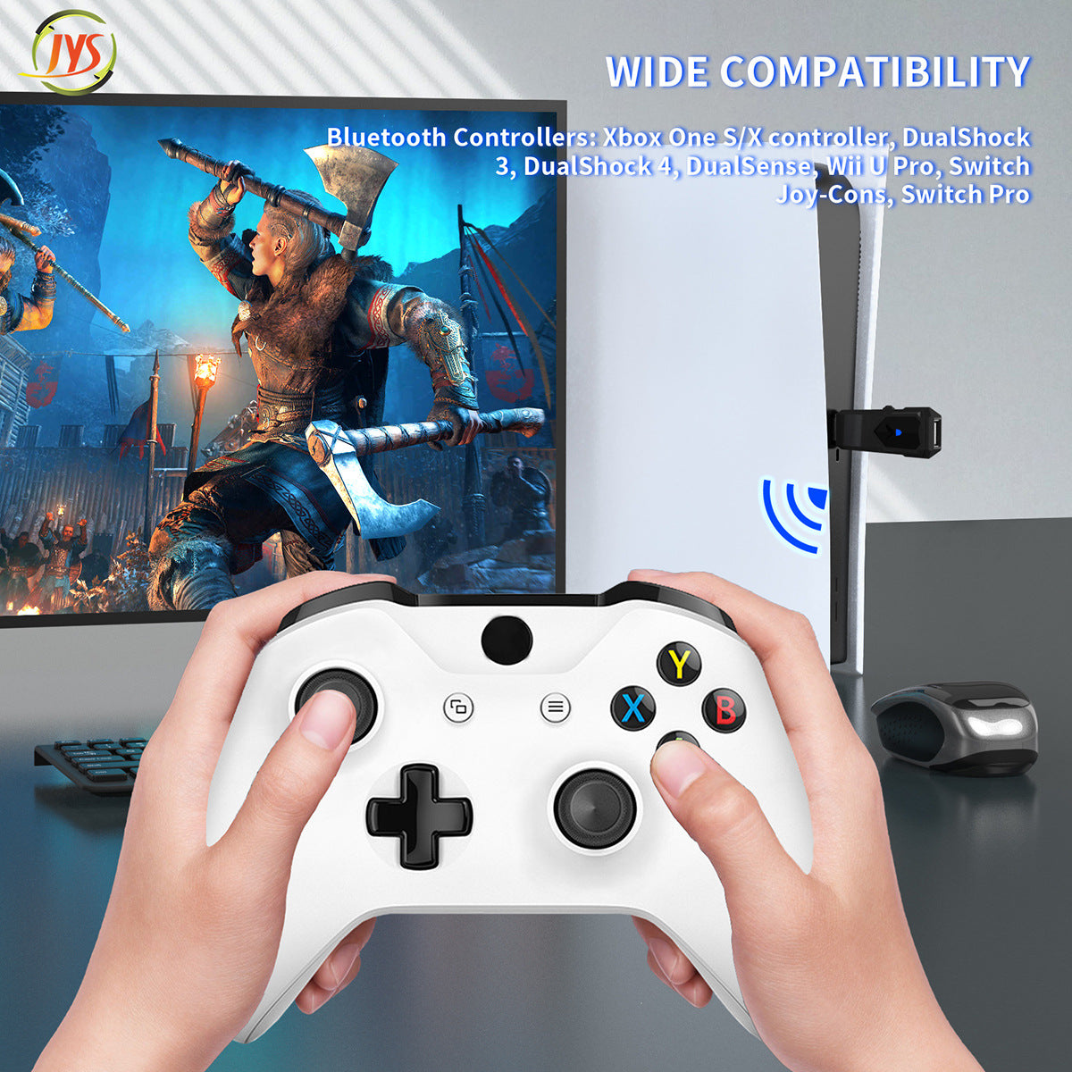 Multi-Platform Controller Converter – Compatible with Switch, Switch OLED, PS5, PS4, PS3, PC, NEOGEO mini, and More