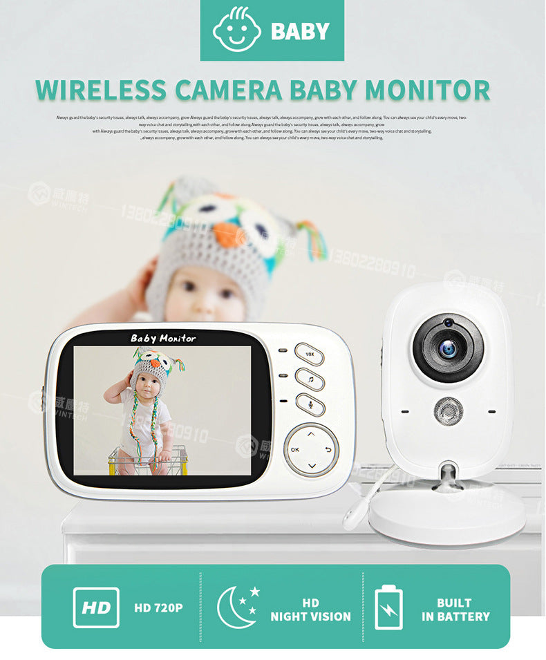 Baby Monitor - Home Monitor for Elderly, Children, and Babies - Baby Care Monitor