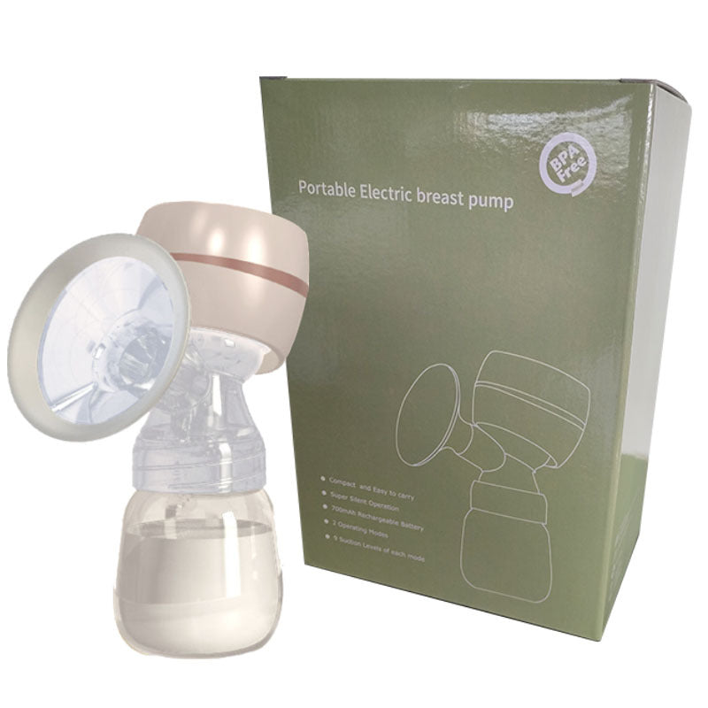 Fully Automatic Electric Breast Pump with Large Suction Power and Massage, Portable Maternity Milker and Breast Booster